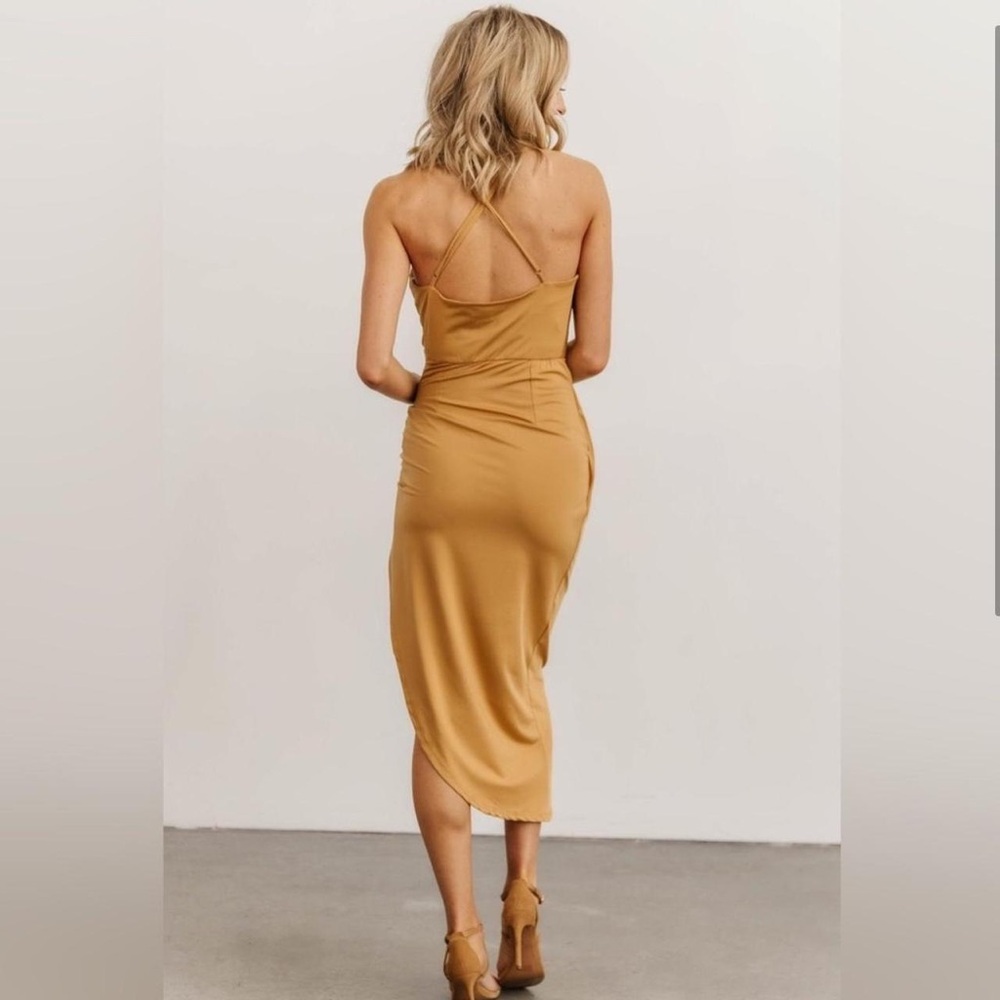 Baltic Born Women’s Size M Yellow Midi Dress